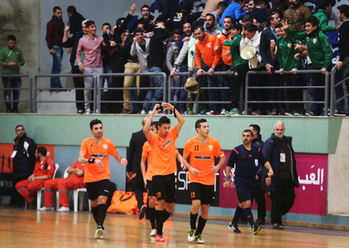 الميادين يُعادل بنك بيروت 1-1 في نهائي الصالات